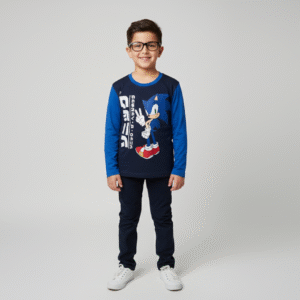 KIDS Full Sleeve  T-Shirt - Round Neck -    Weird Laugh theme  - 5 Years
