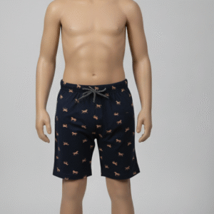 Cotton Printed Casual Shorts for Boys SZ059 - 7-8 Years